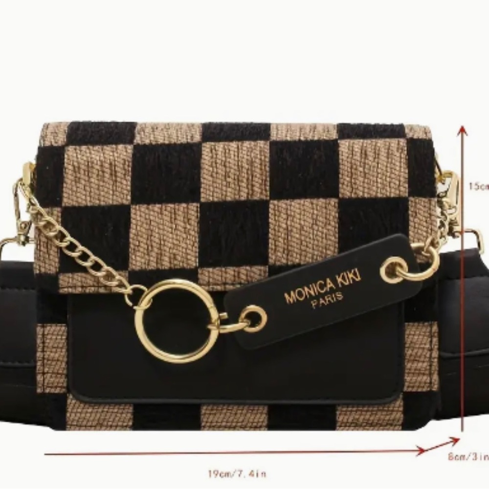 Retro-chic crossbody bag. Sold out on line! Never used!!